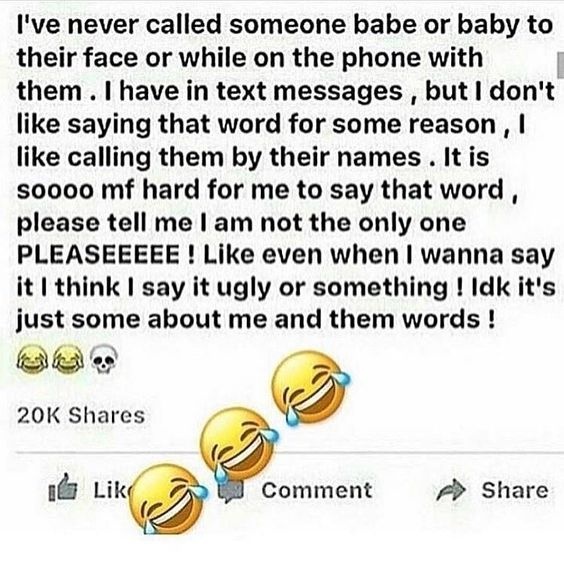 Do u ever just look at someone and think